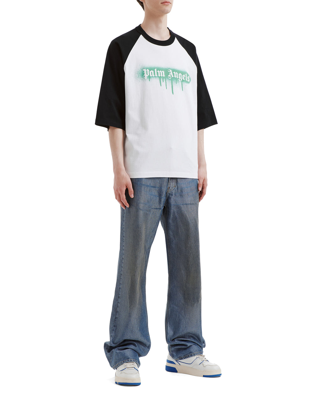 Graphic raglan tee