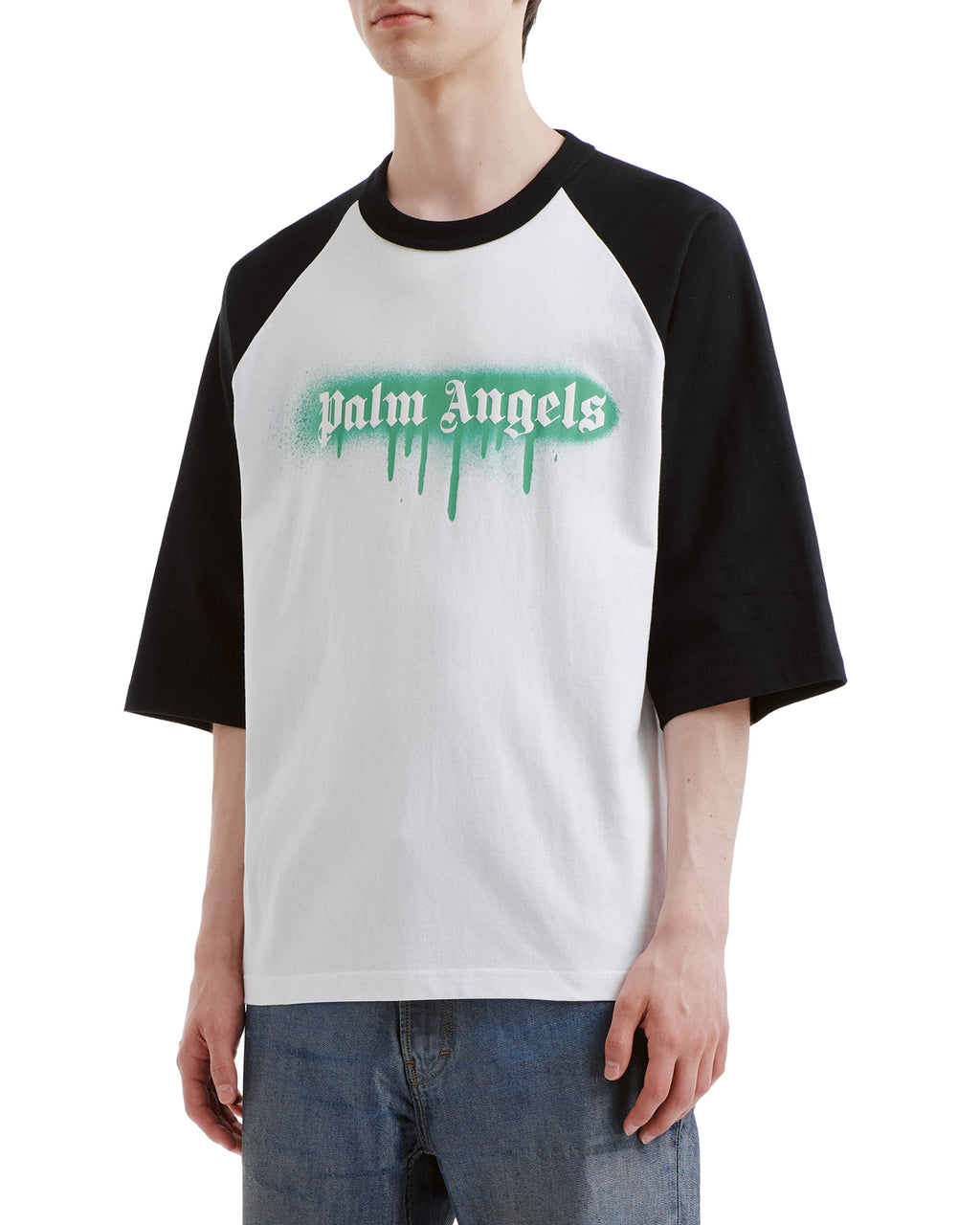 Graphic raglan tee