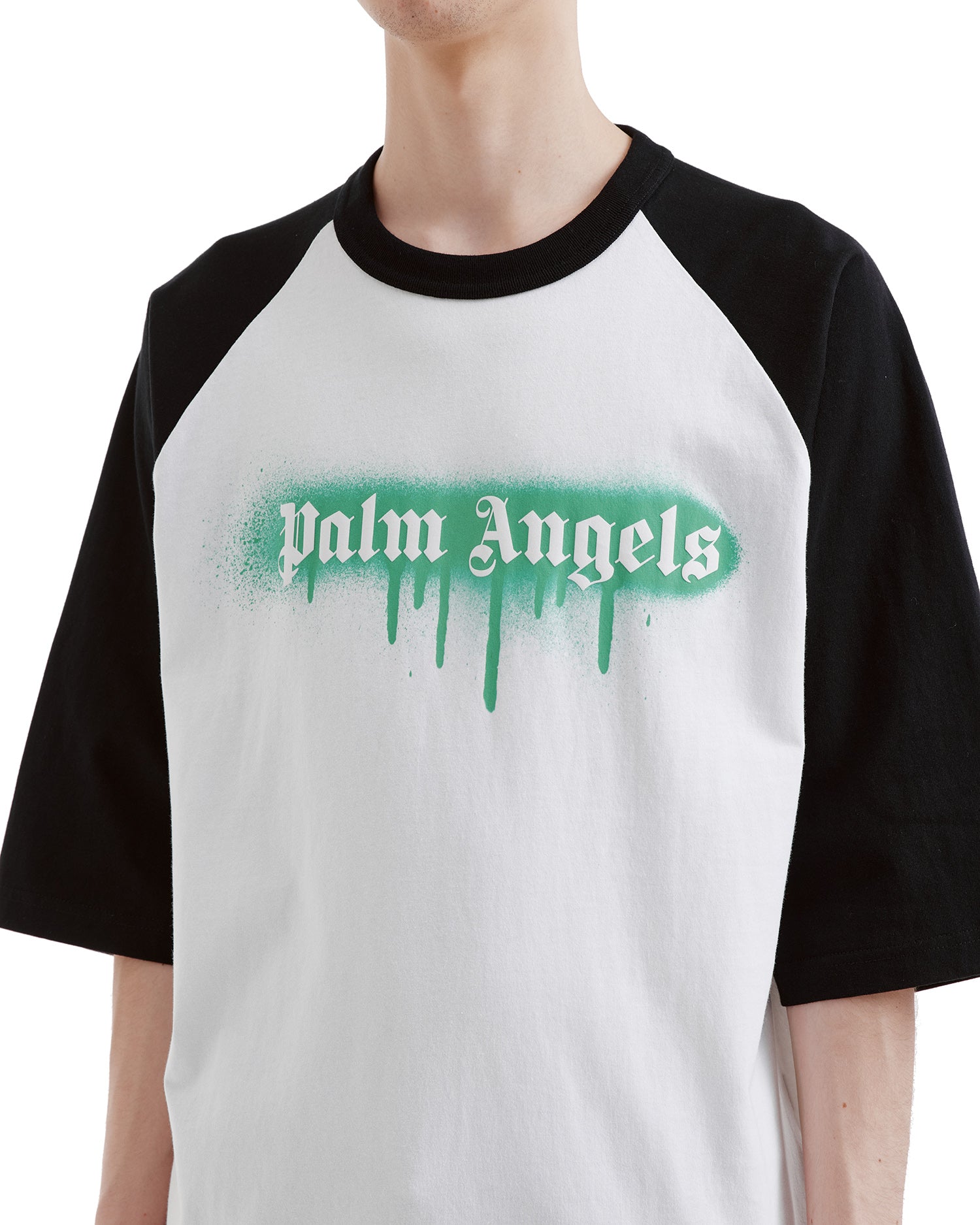 Graphic raglan tee