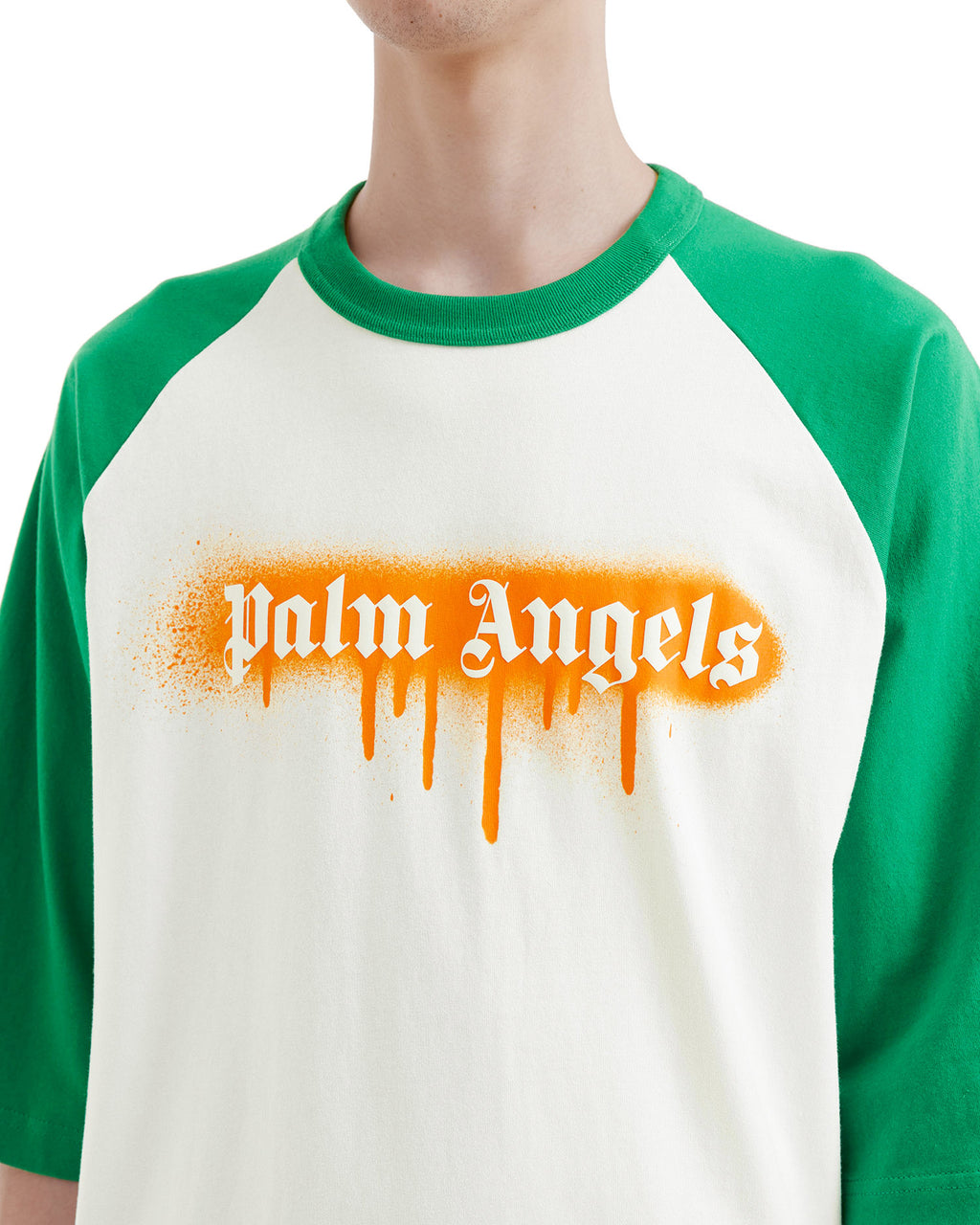 Graphic raglan tee