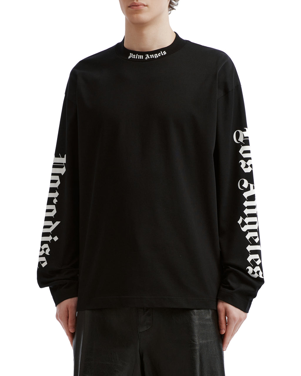 Long sleeve crew neck tee