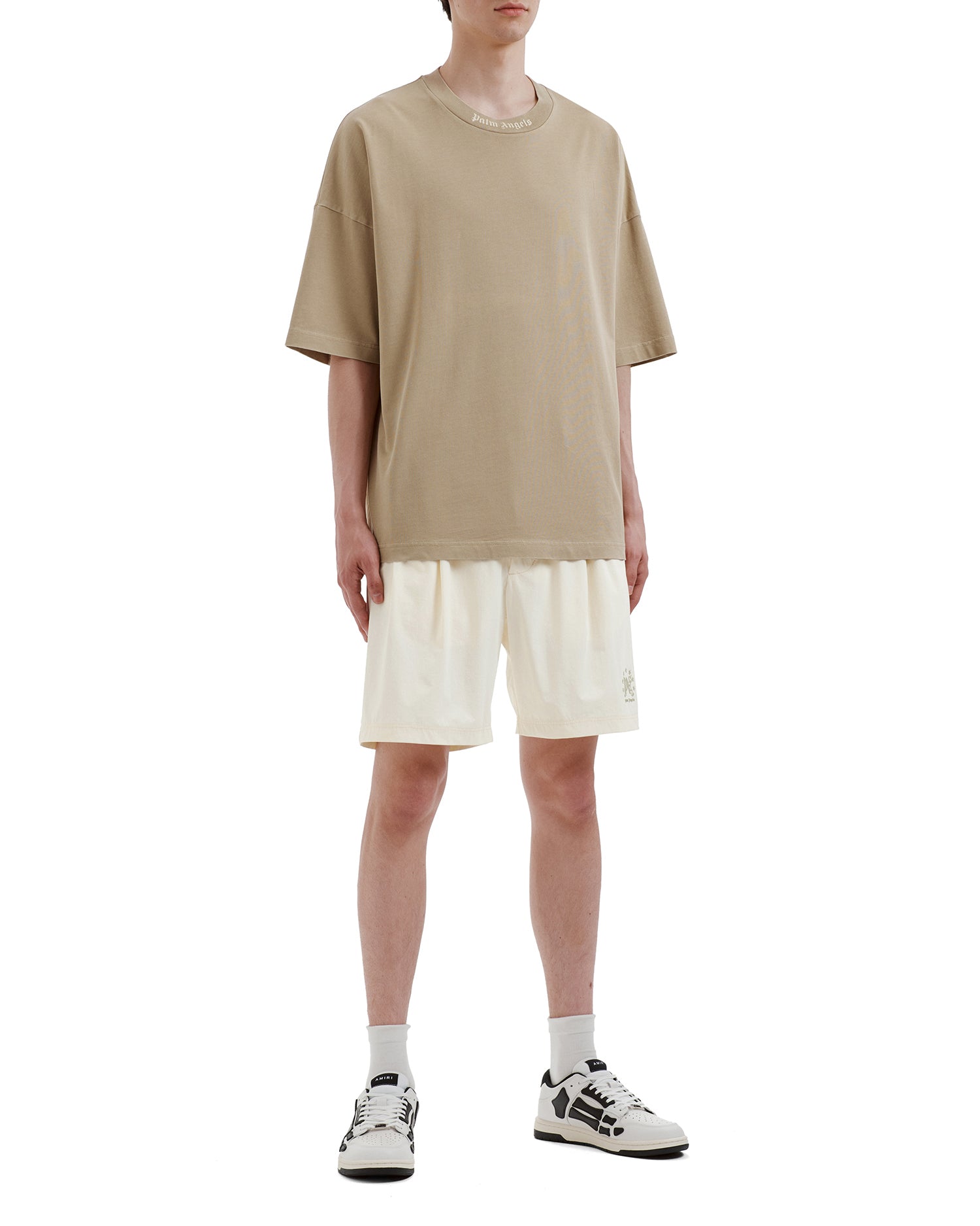 Pleated shorts