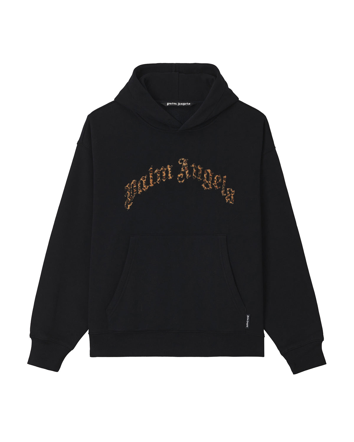 Curved logo hoodie
