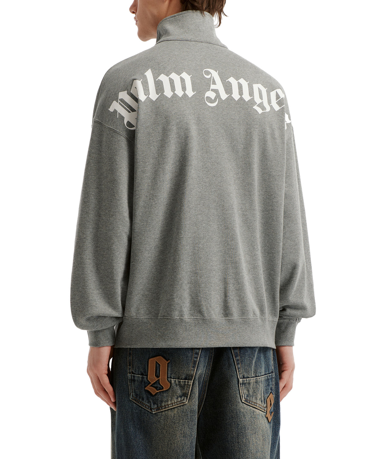 Logo half-zip sweatshirt