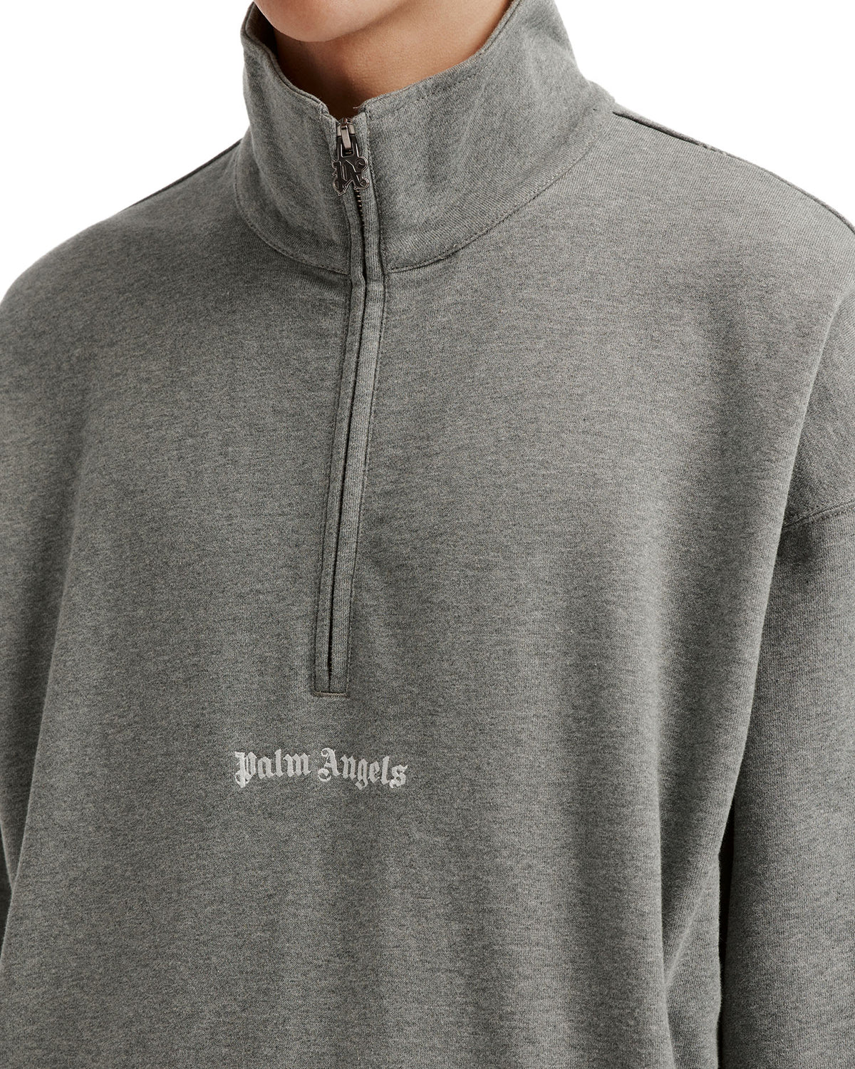 Logo half-zip sweatshirt