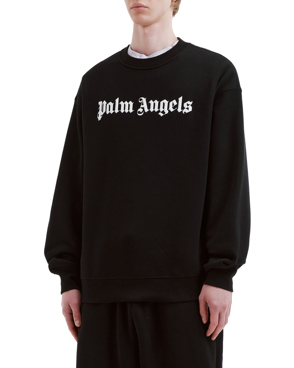 Puff print logo sweatshirt
