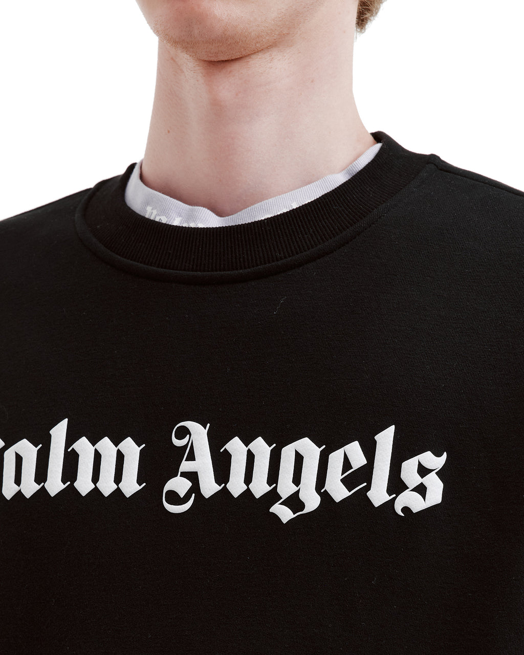Puff print logo sweatshirt