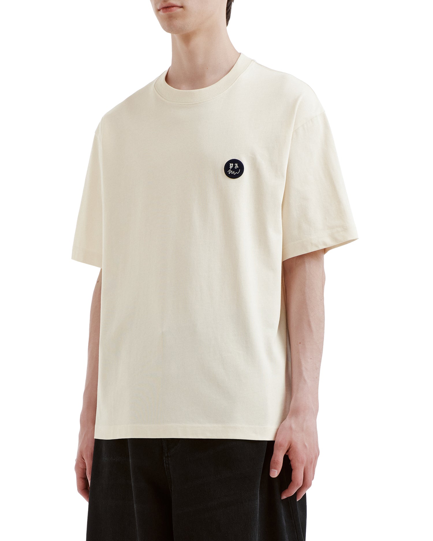 Smile face patch tee