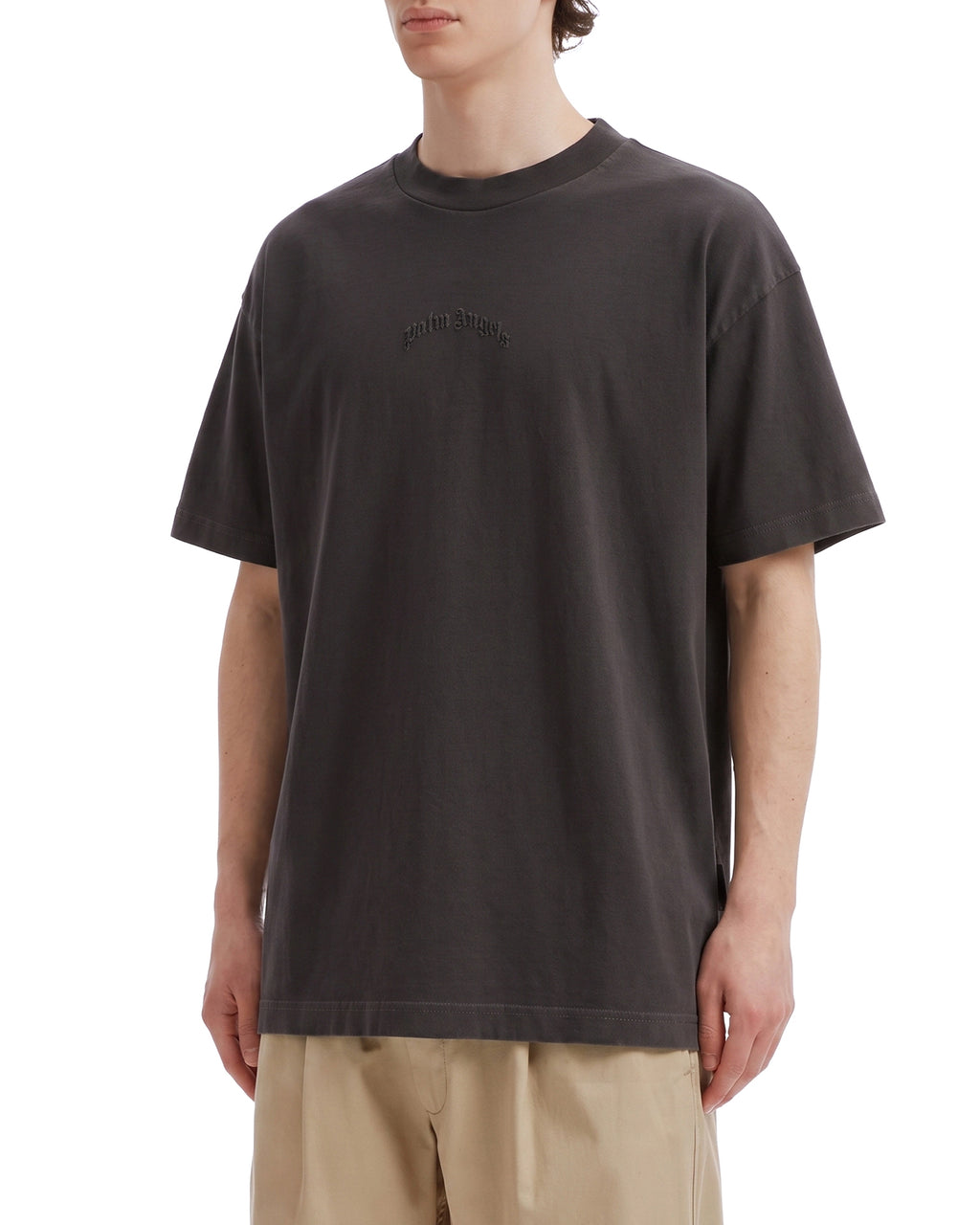 Curved logo tee