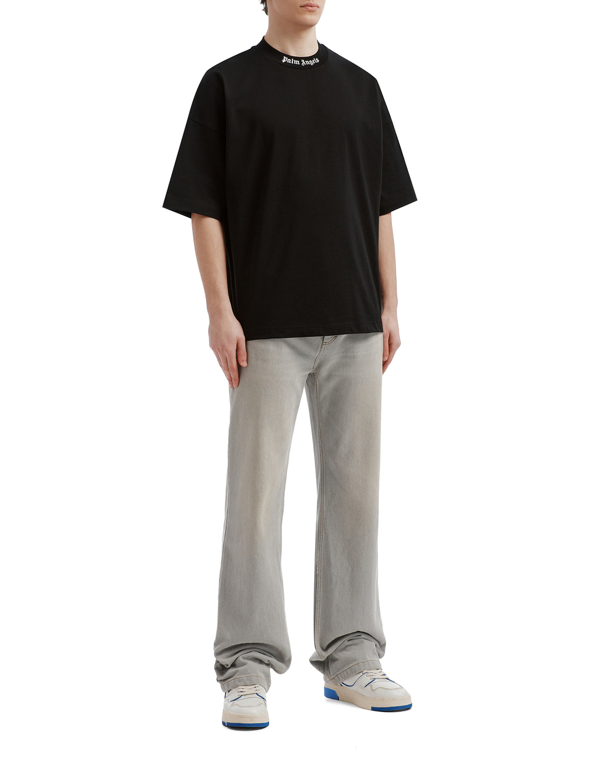 Neck logo oversized tee