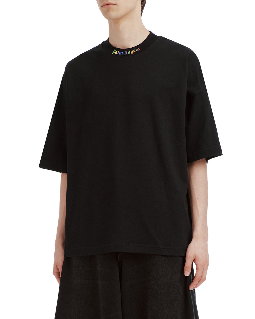Logo neckline tee