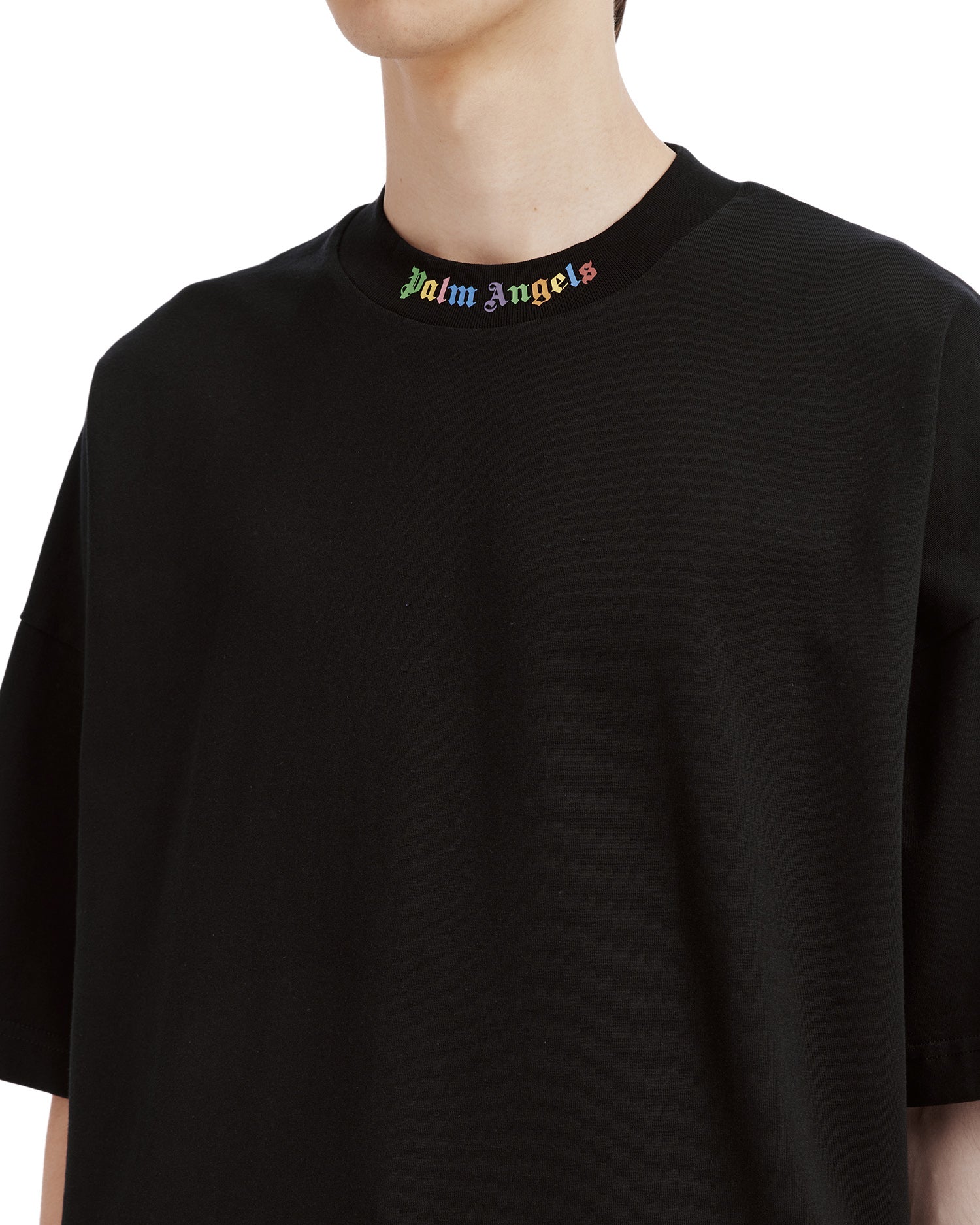 Logo neckline tee