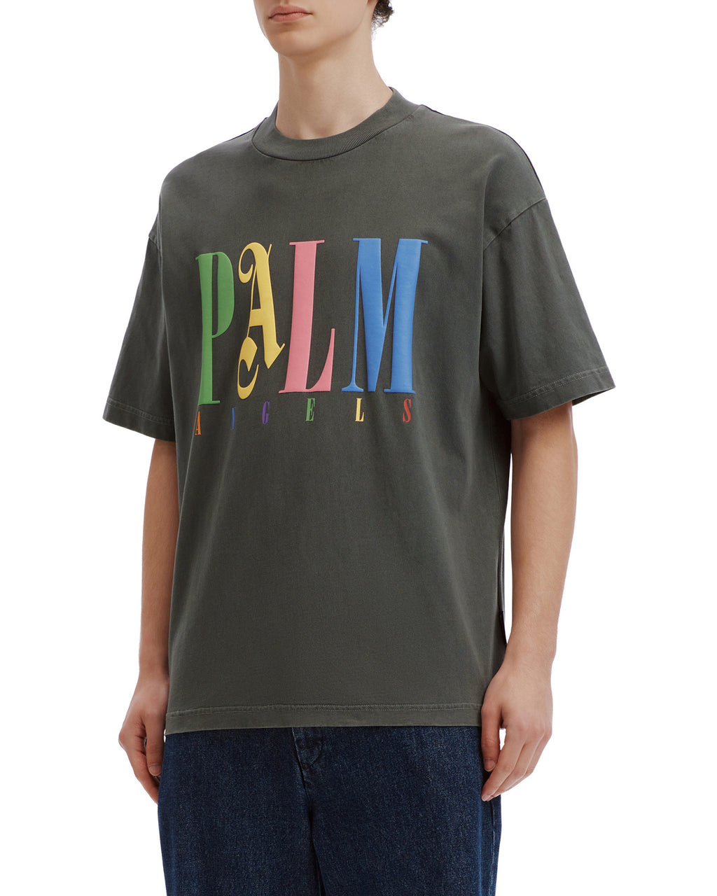 Multicolour logo tee