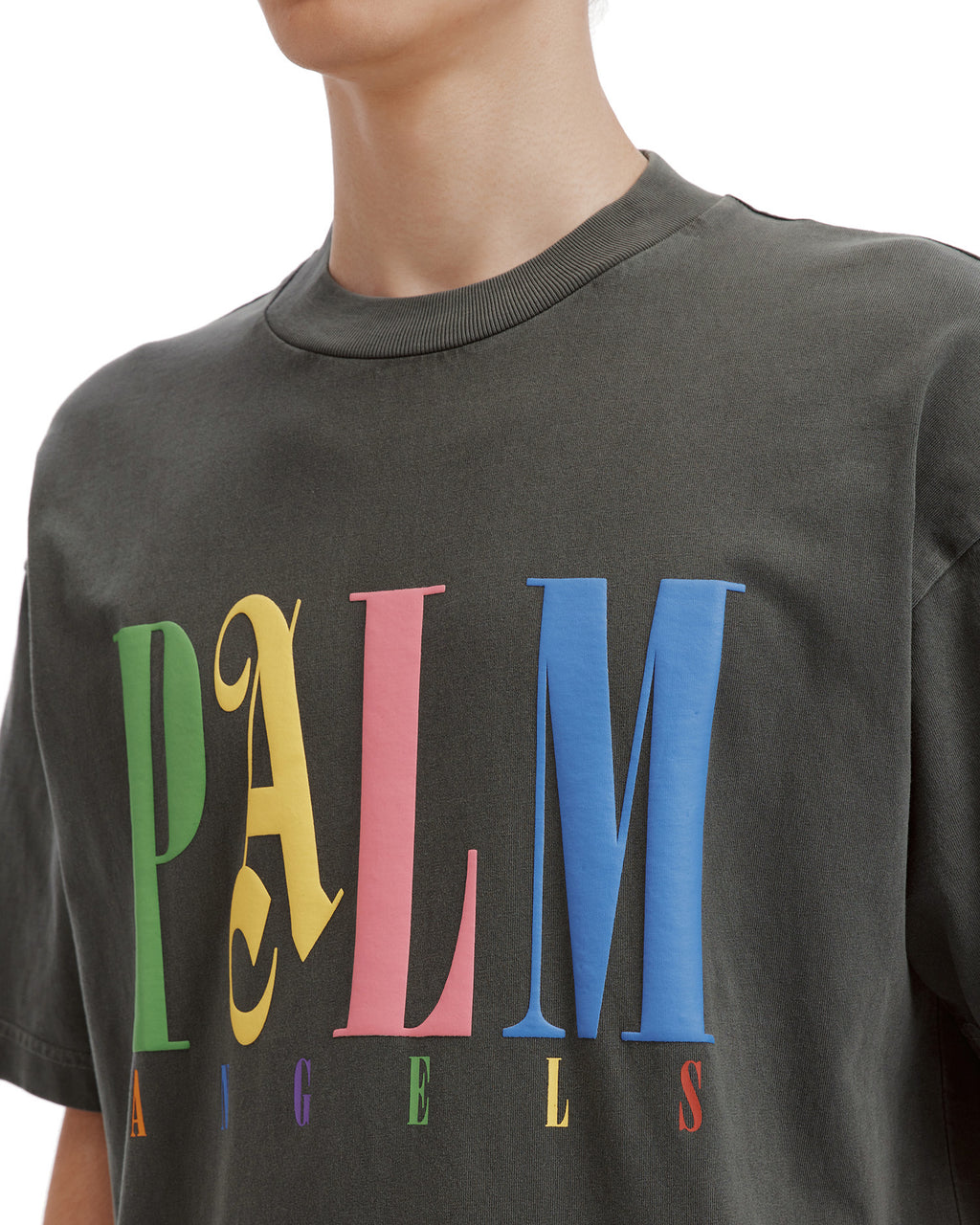 Multicolour logo tee