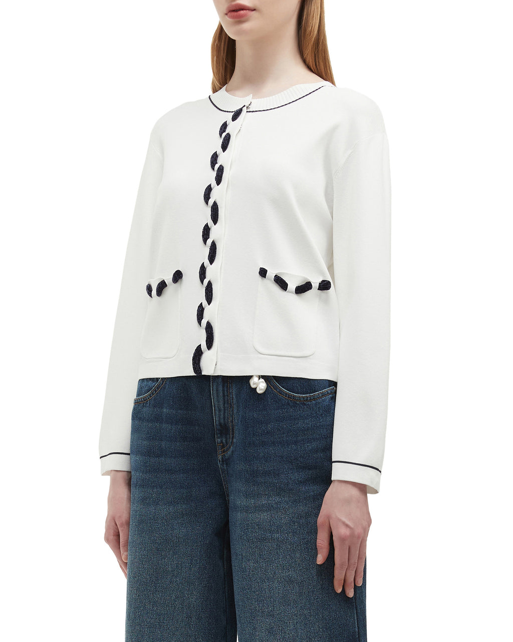 Embroidered cardigan