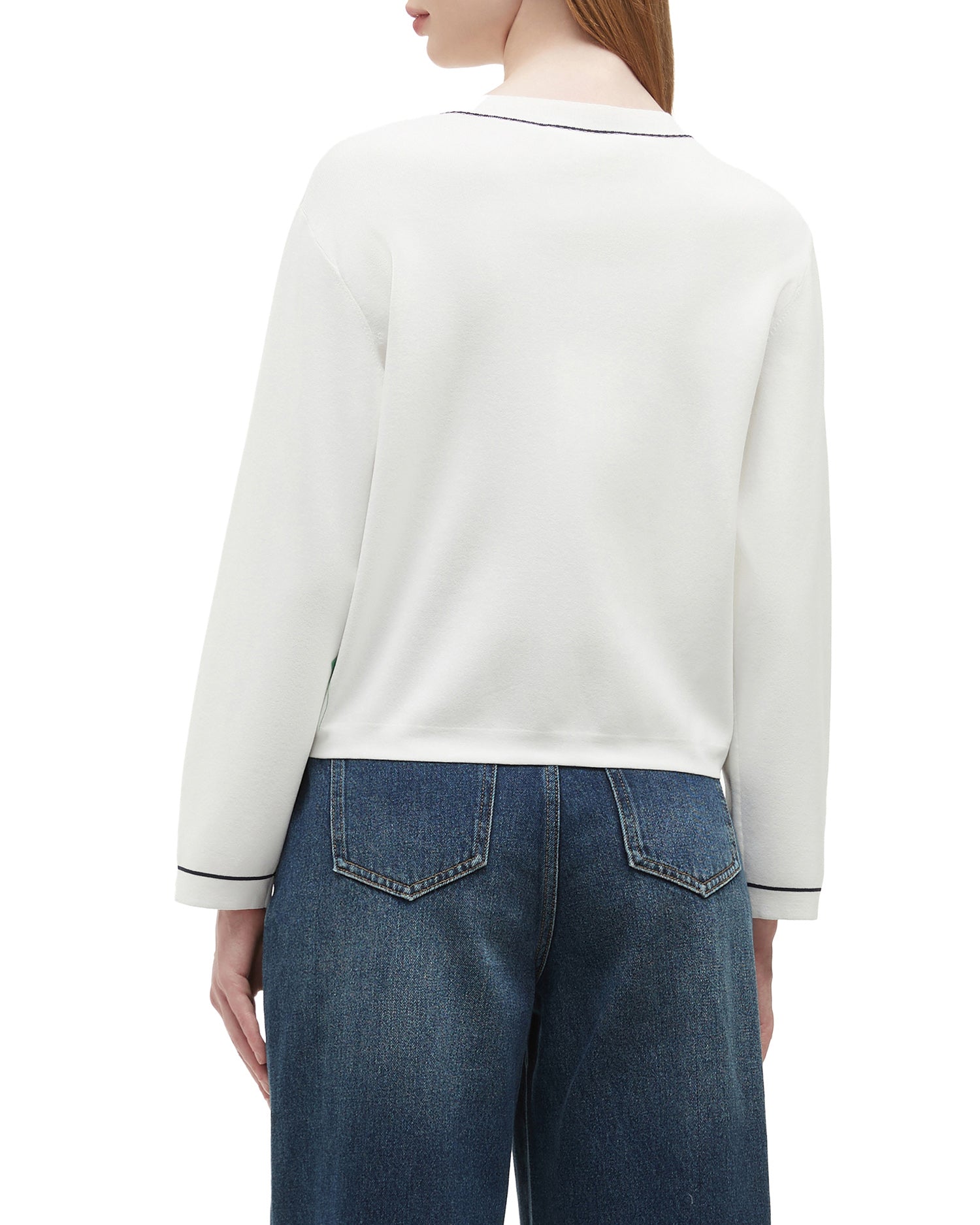 Embroidered cardigan