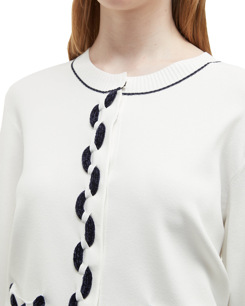 Embroidered cardigan