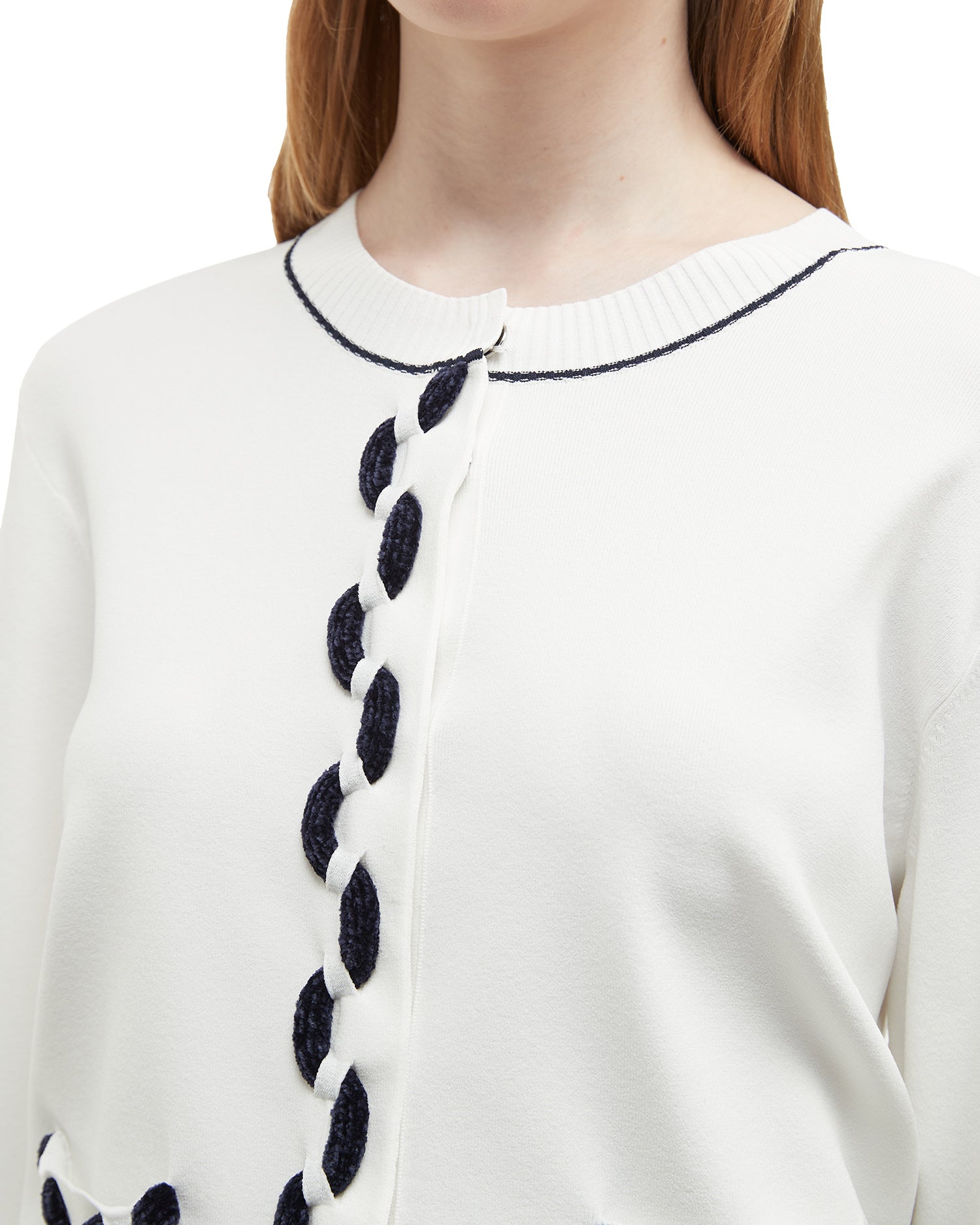 Embroidered cardigan