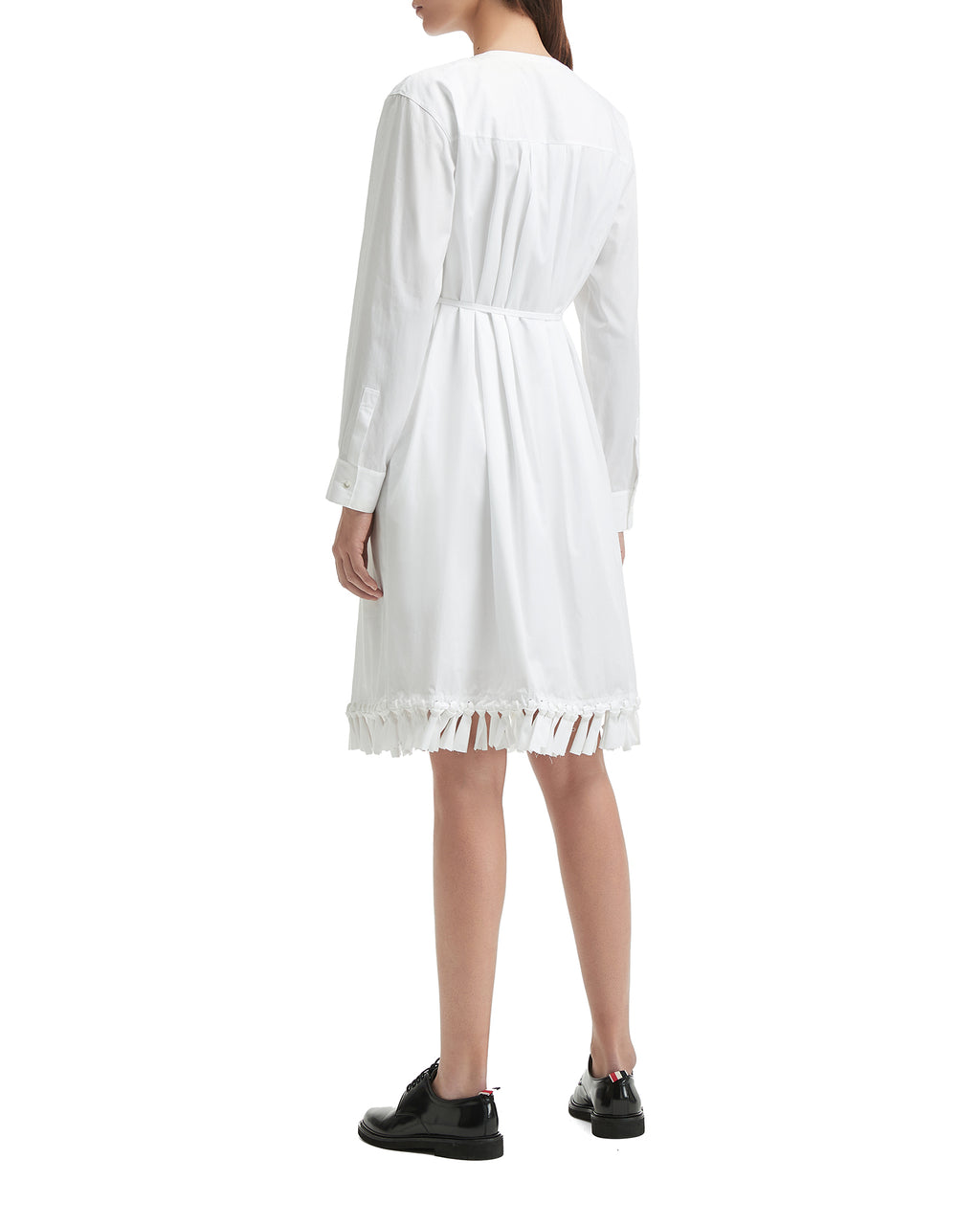 Pleated shirt dress