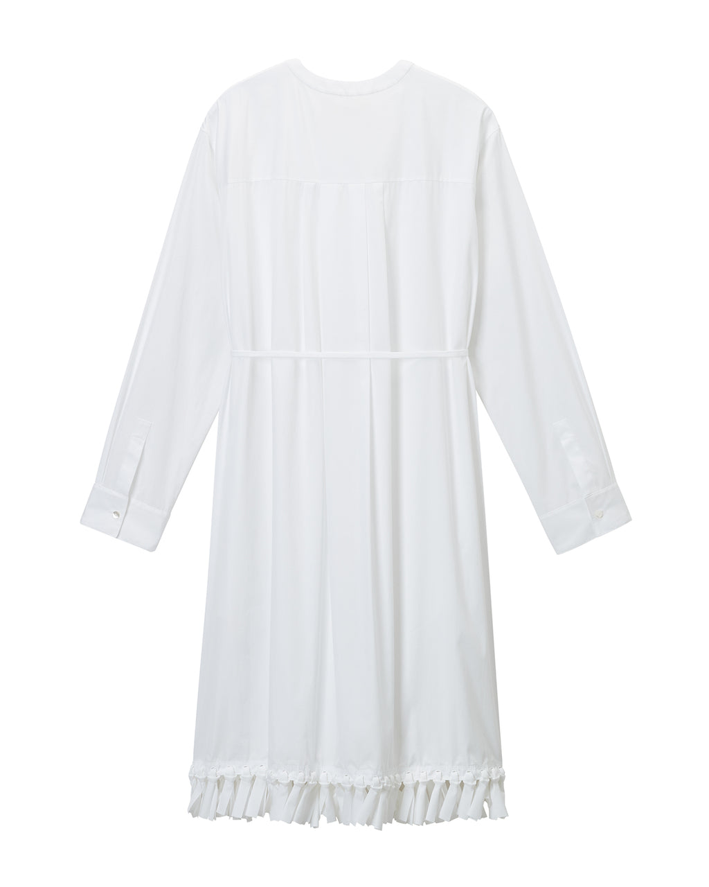 Pleated shirt dress
