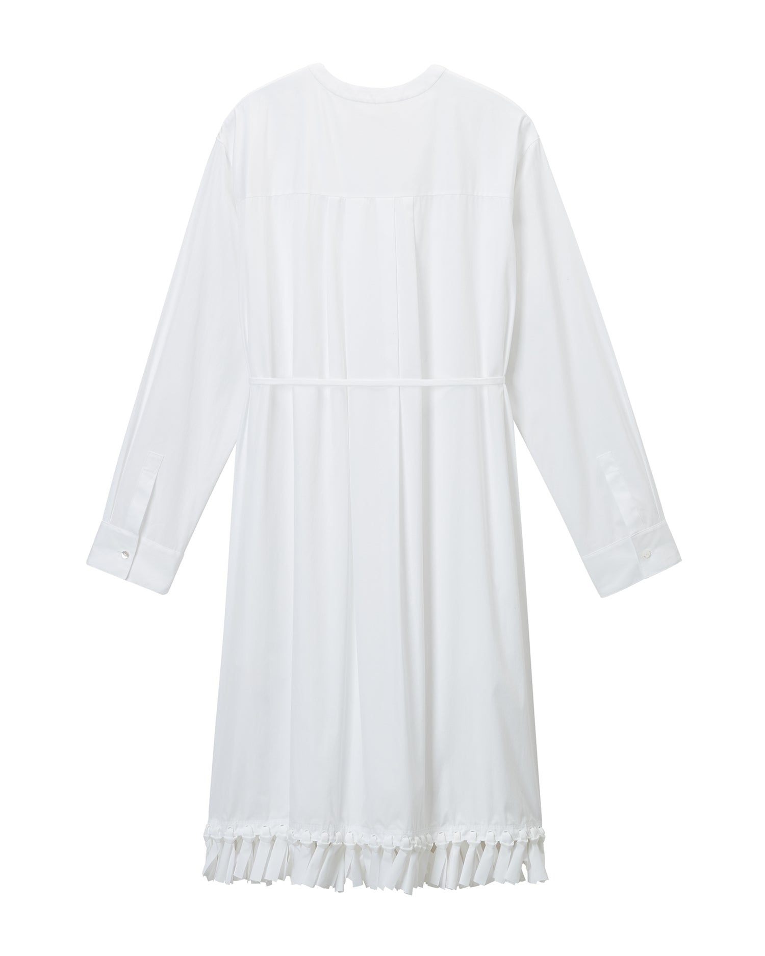 Pleated shirt dress