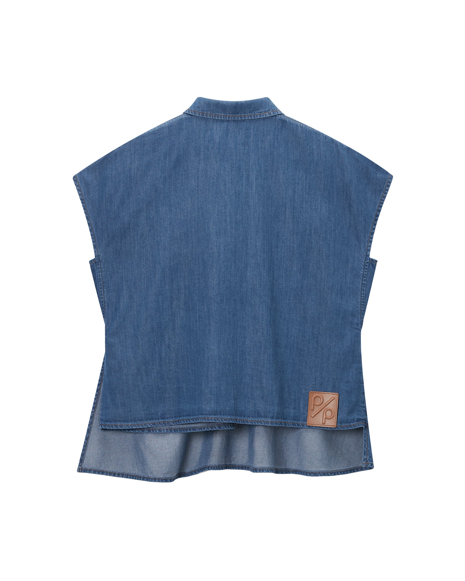 Denim blouse