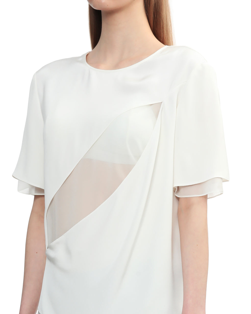 Layered cut out detail top