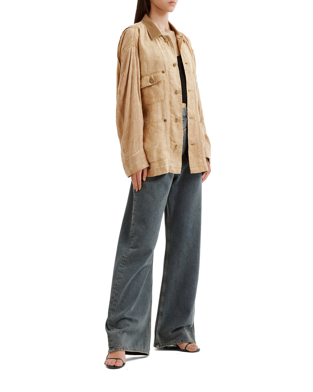 Buttoned jacket