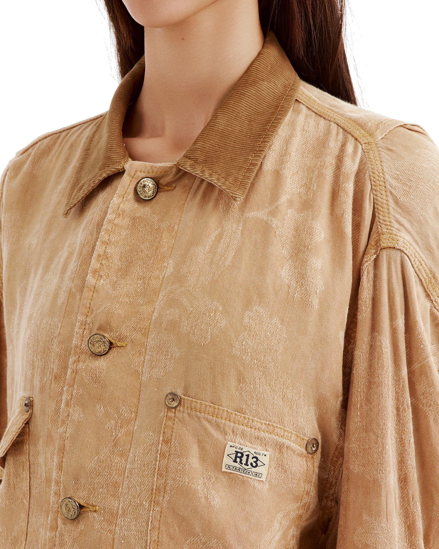 Buttoned jacket