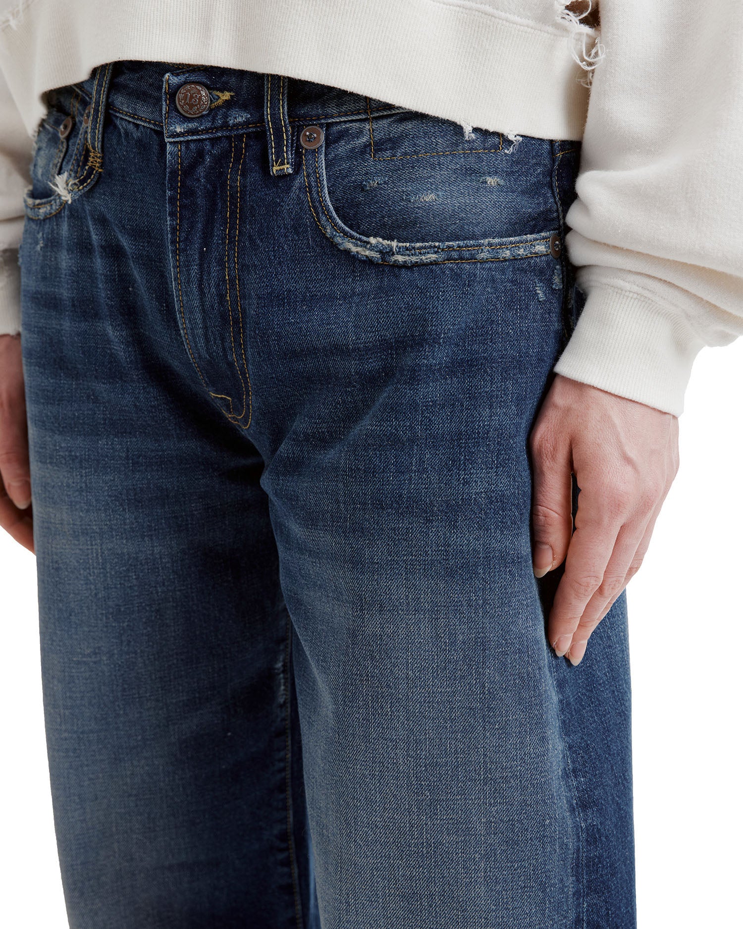 Wide leg jeans