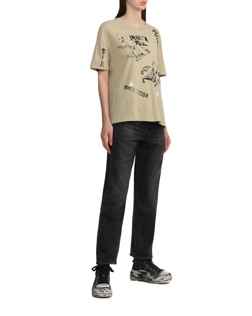 Straight cut jeans