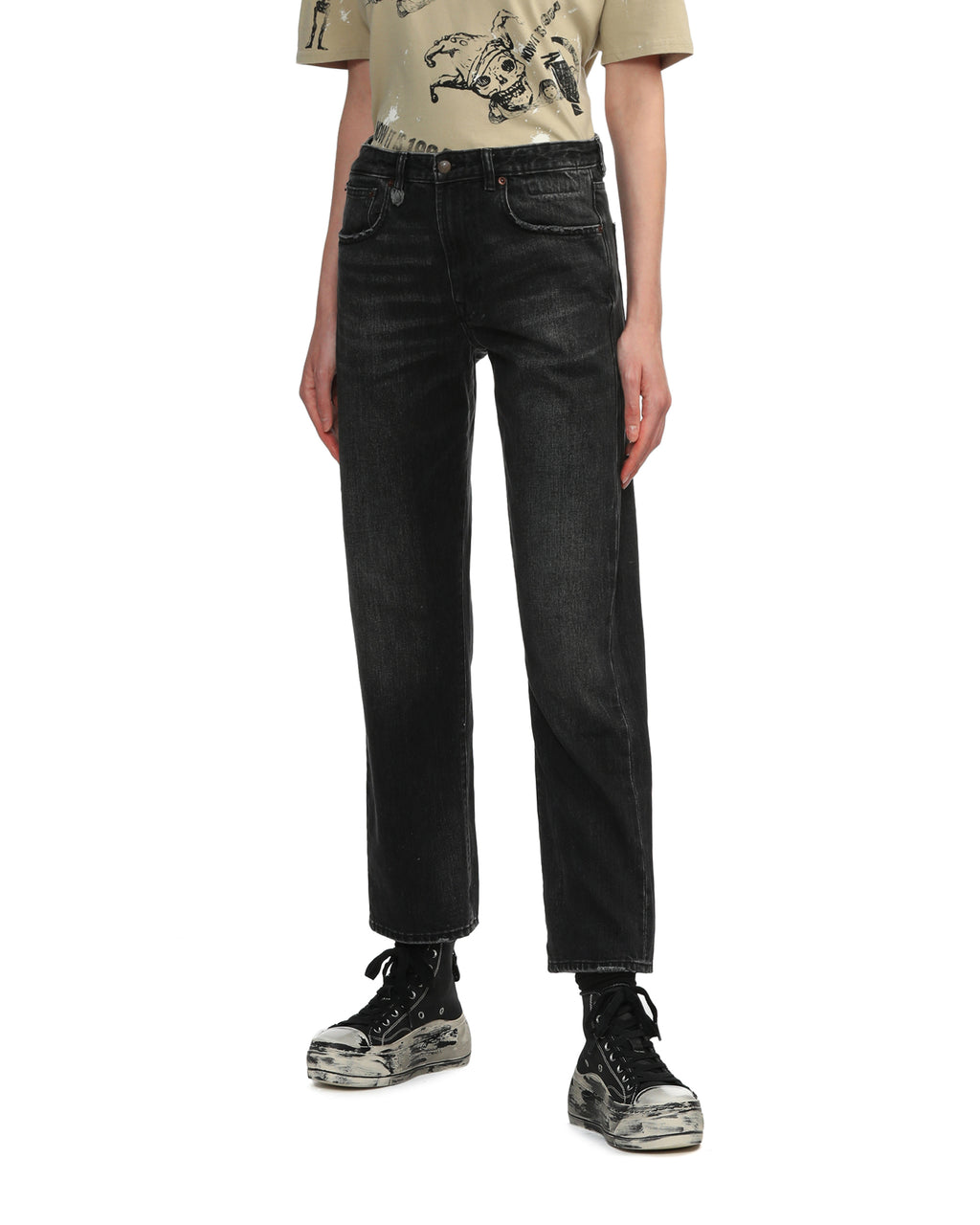 Straight cut jeans