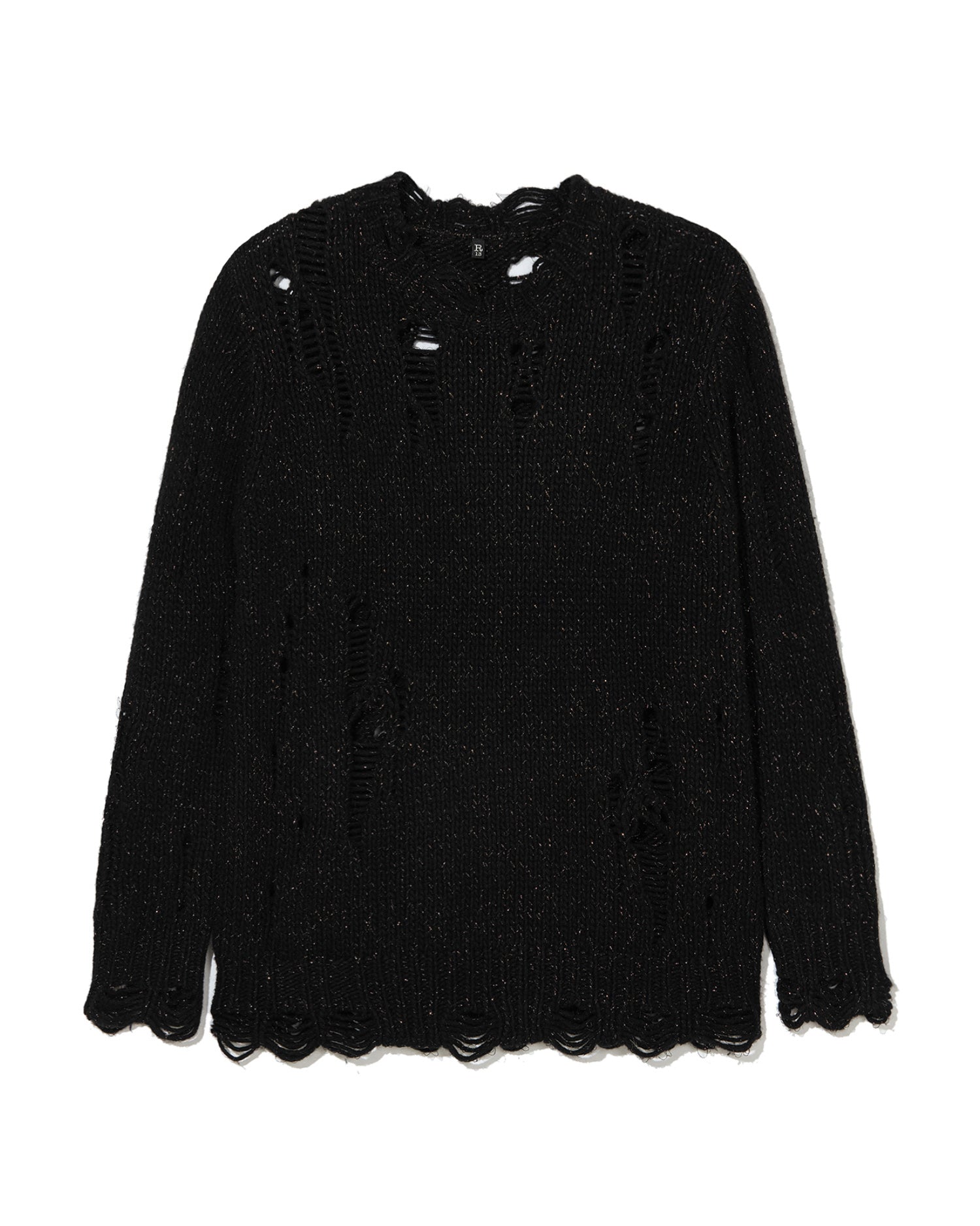 Oversized distressed sweater