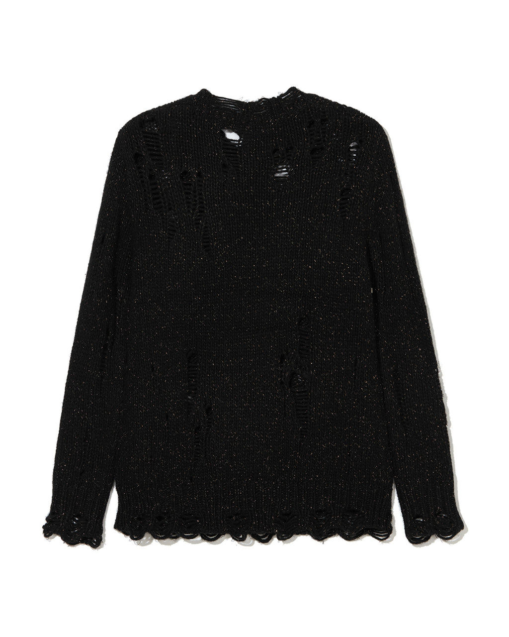 Oversized distressed sweater