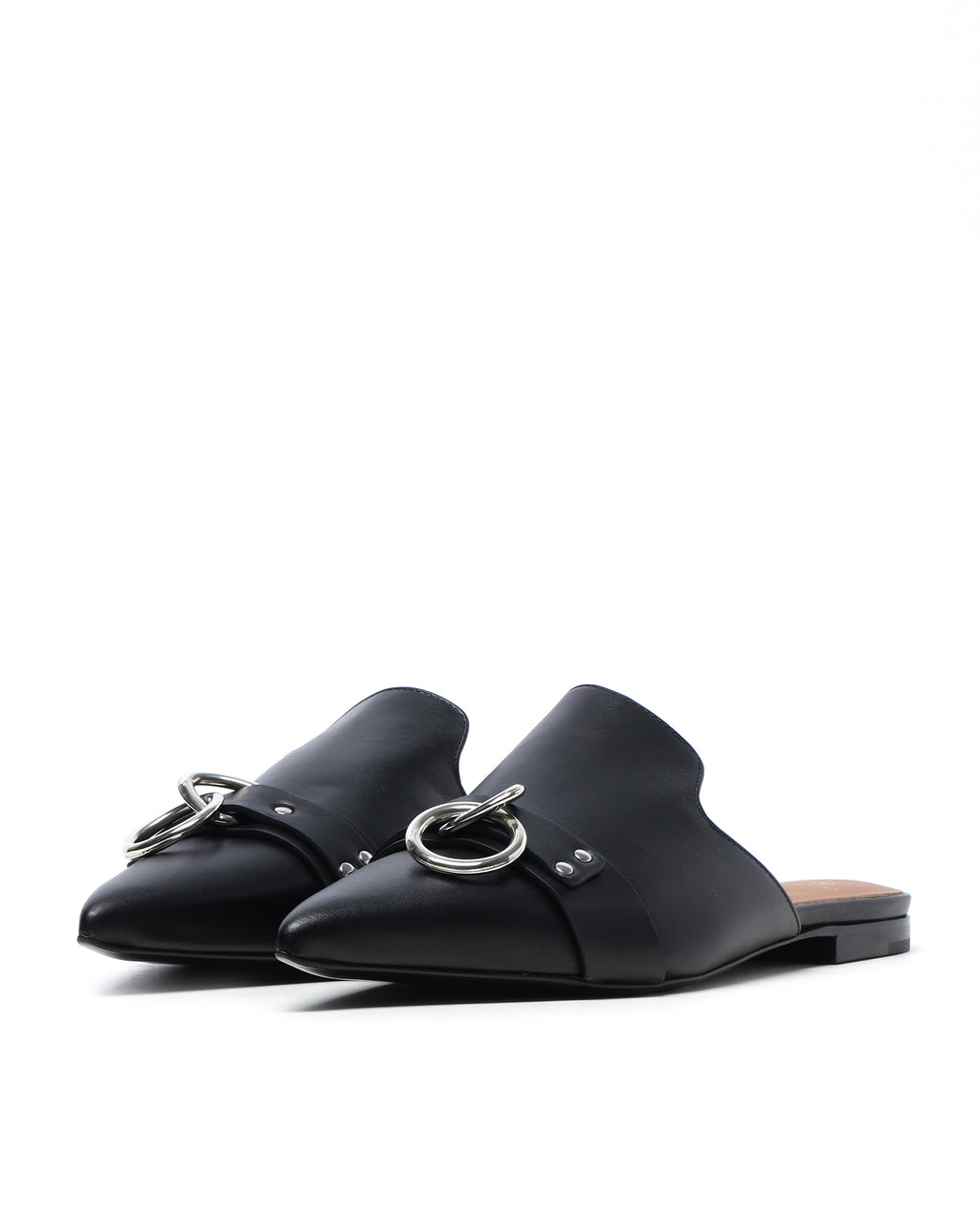 Sid Harness leather mules