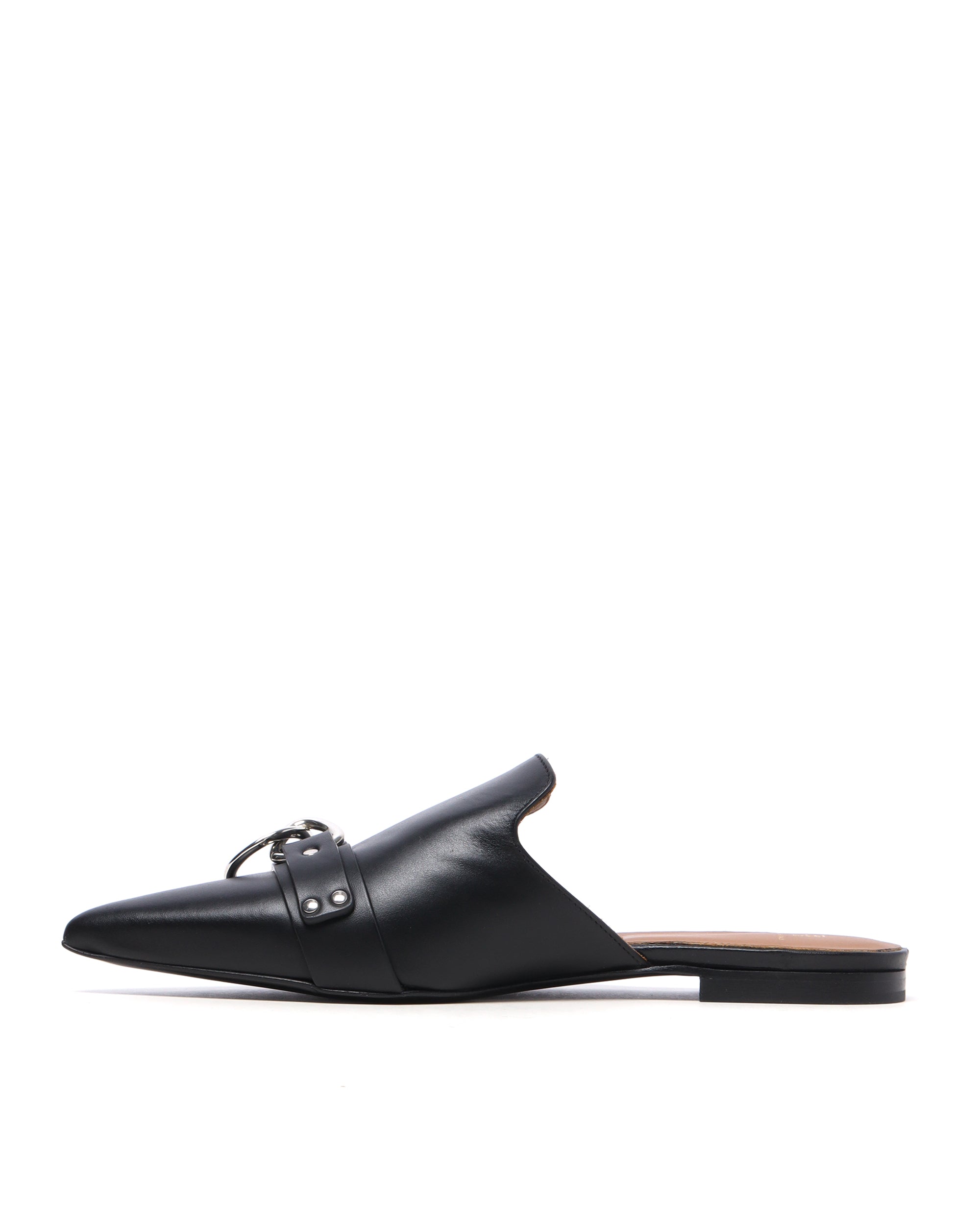 Sid Harness leather mules