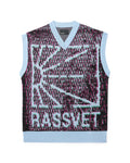 Logo knit vest