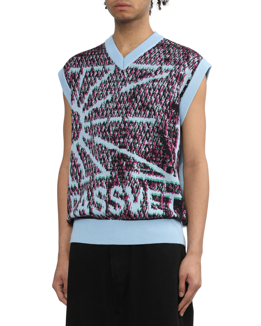 Logo knit vest