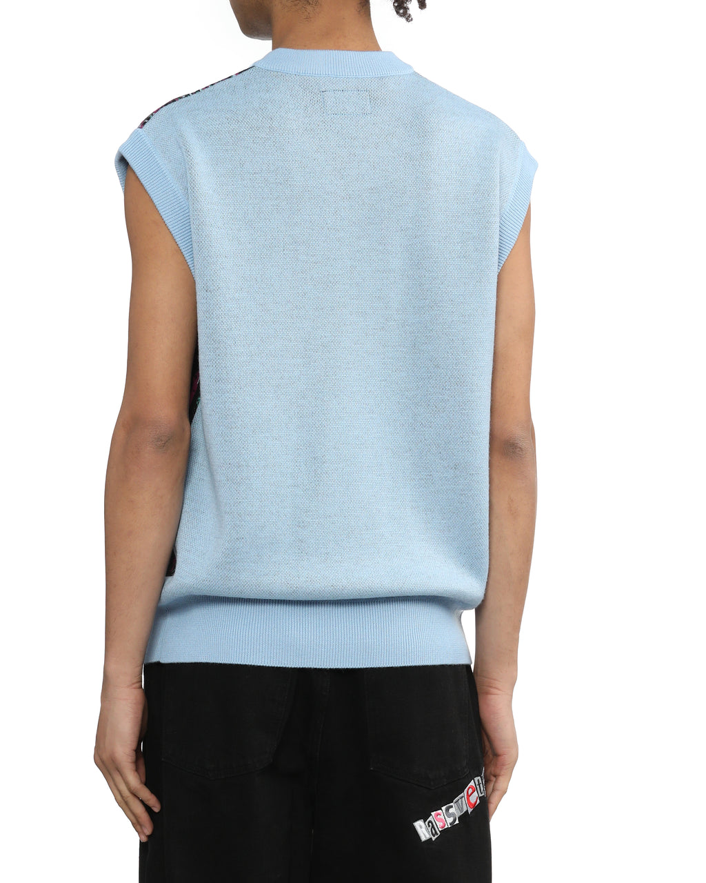 Logo knit vest
