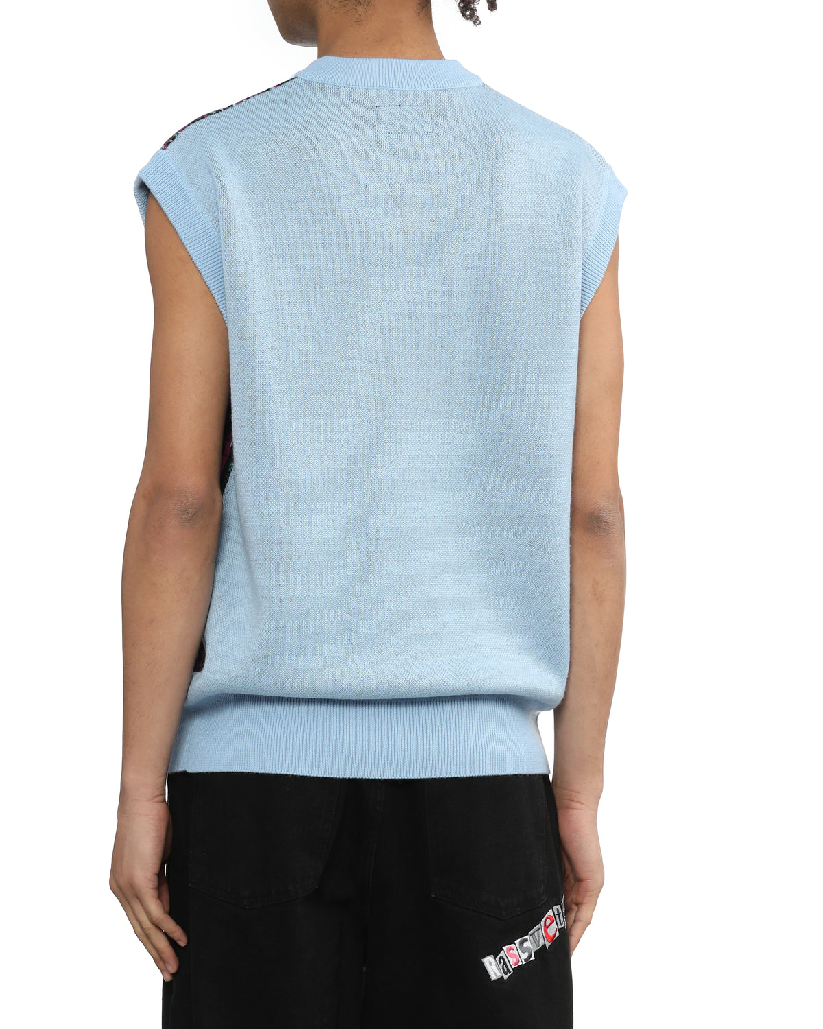 Logo knit vest