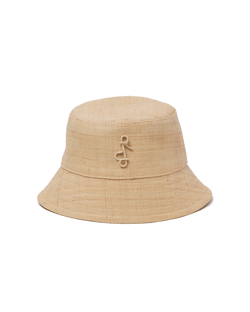 Monogram-embellished bucket hat