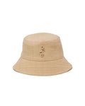 Monogram-embellished bucket hat