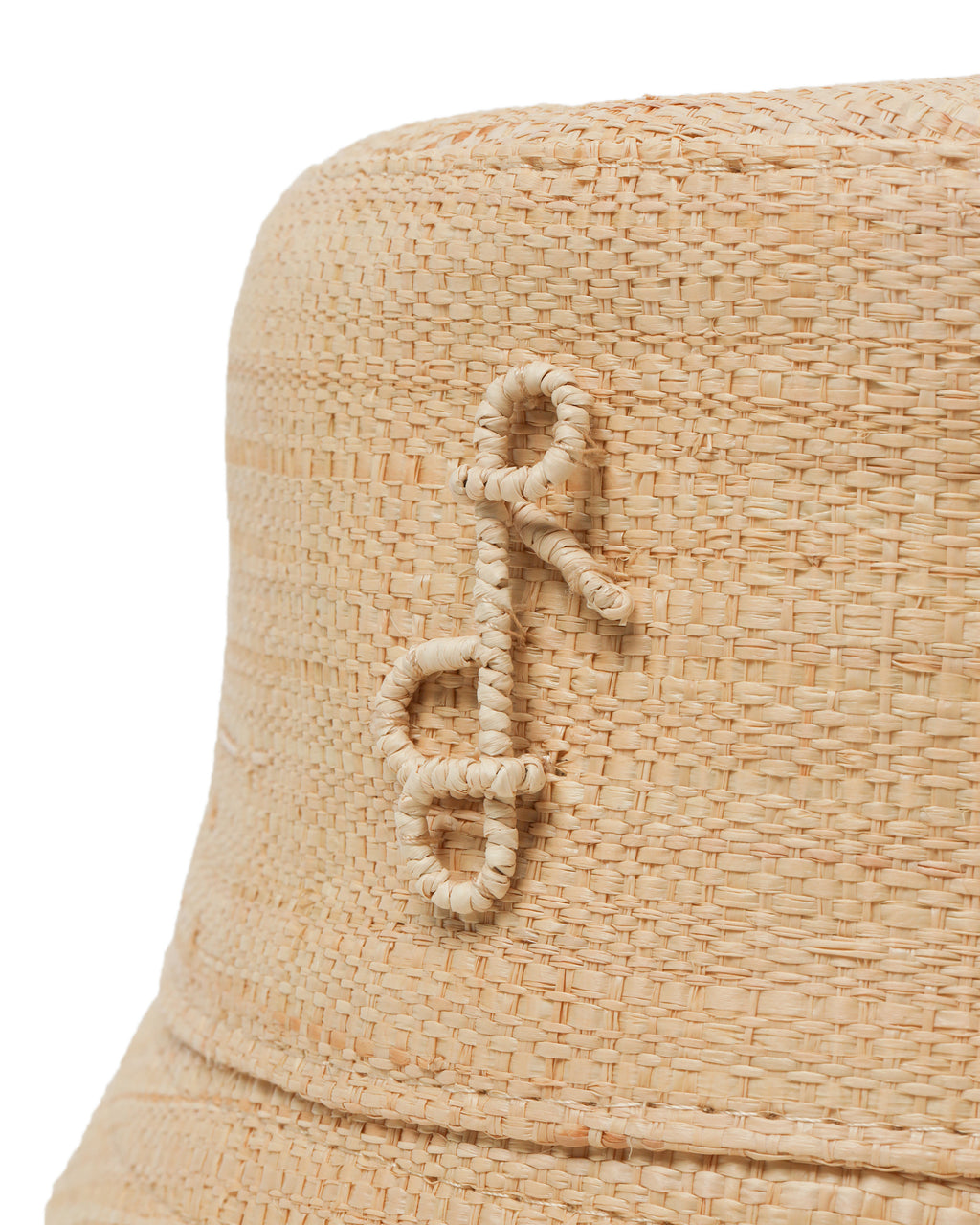 Monogram-embellished bucket hat
