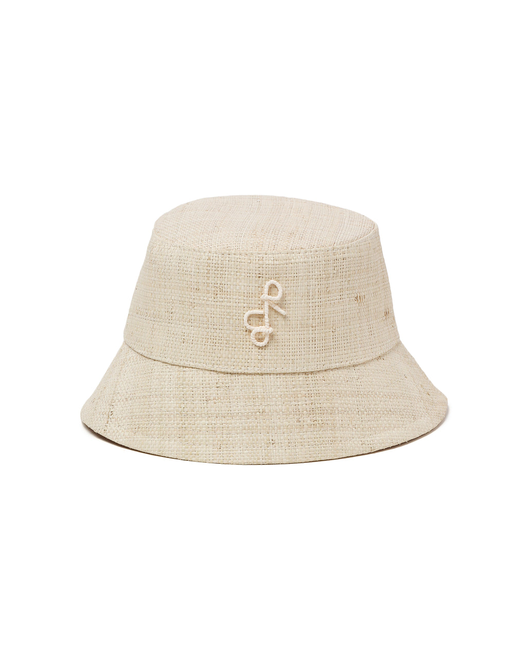 Monogram-embellished bucket hat