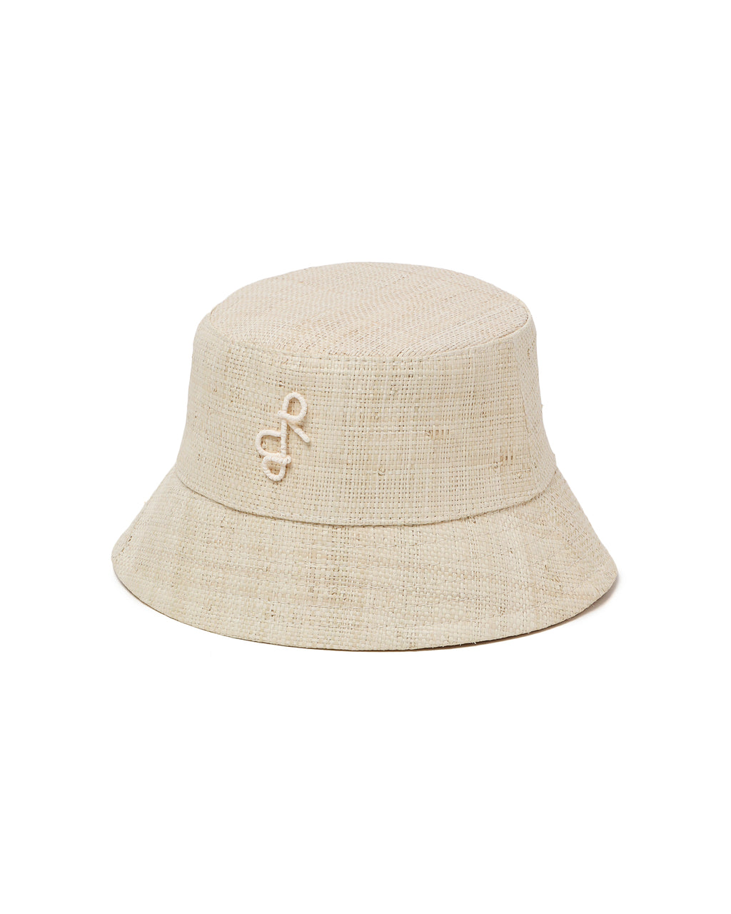 Monogram-embellished bucket hat