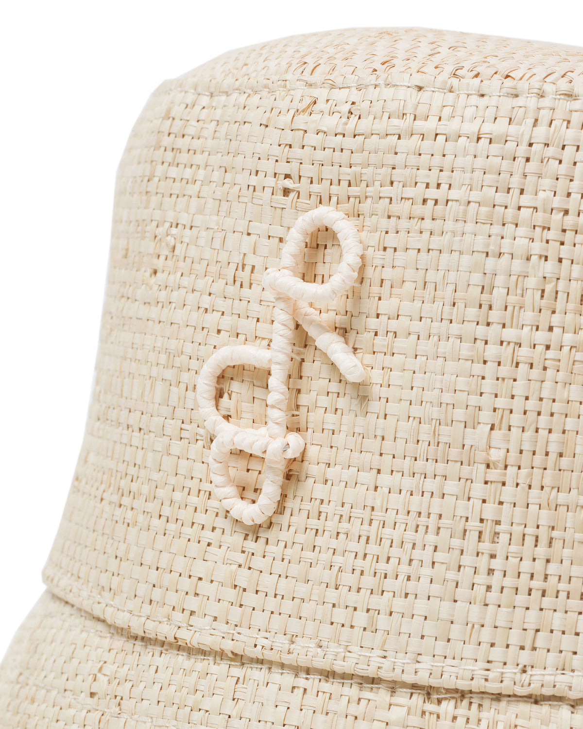 Monogram-embellished bucket hat