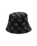 Crystal-embellished bucket hat