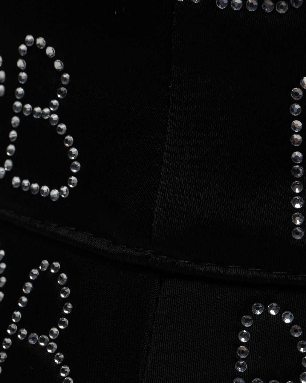 Crystal-embellished bucket hat