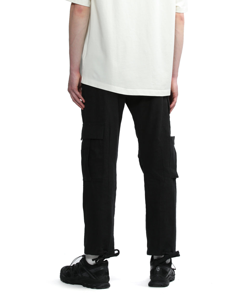 Linen cargo pants