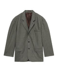 Checked blazer